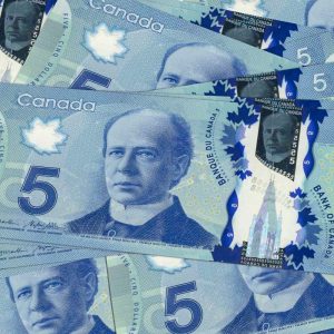 5 Canadian Dollar Bill